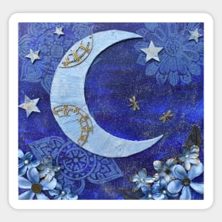 Moonlight Magic Mixed Media Sticker